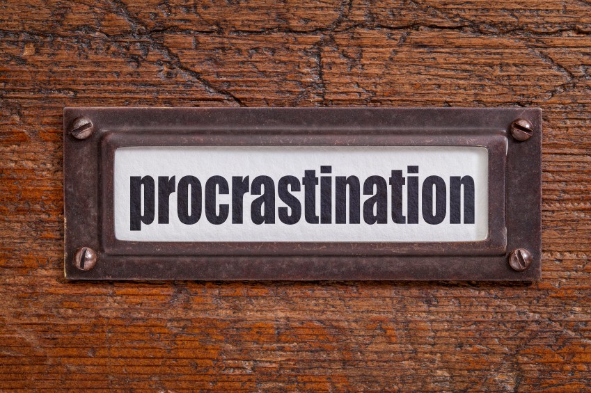 procrastination label