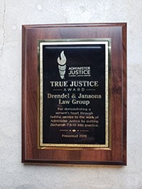 Administer Justice| True Justice Award | Drendel & Jansons Law Group | Presented 2019